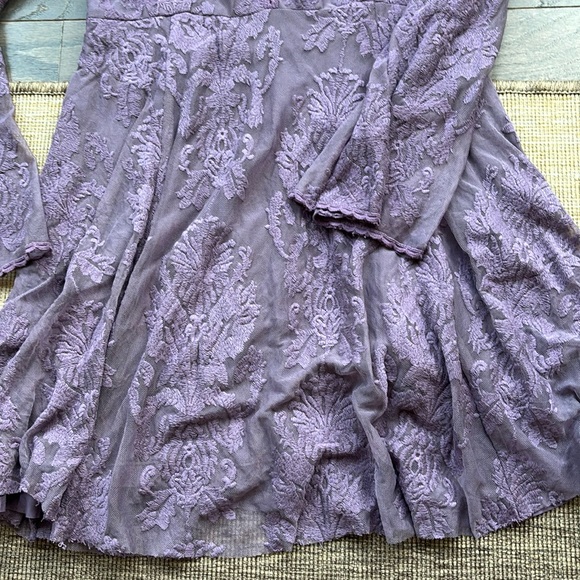 Free People reign over me dress bell sleeve - Picture 6 of 15